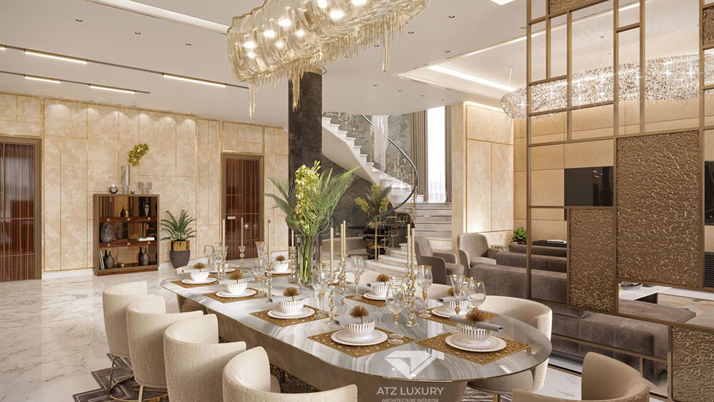 Thiết kế nội thất biệt thự pháp