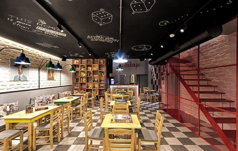 thiết kế quán cafe game