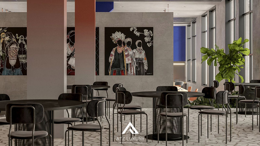 thiết kế văn phòng Coworking Space đẹp