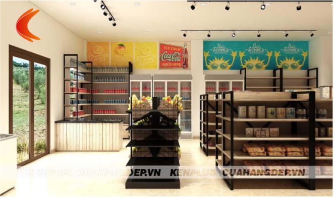 công ty thiết kế cửa hàng hải sản