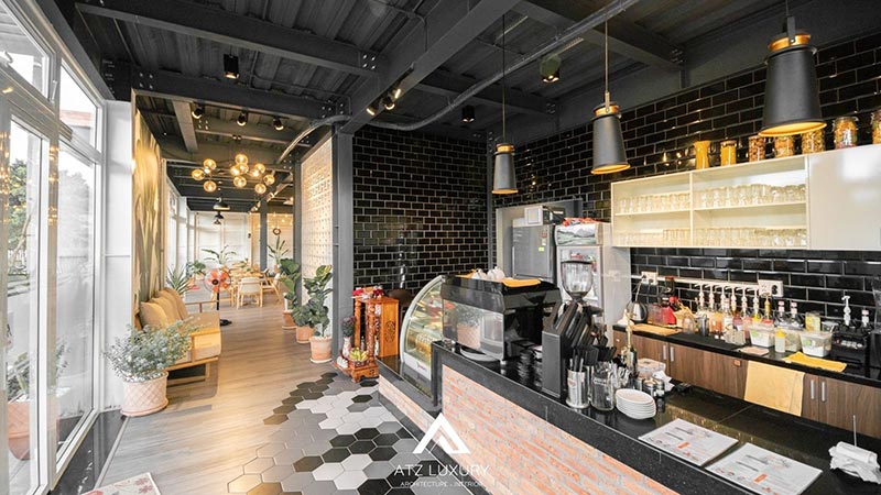 Mẫu thiết kế quán cafe ven sông đẹp lung linh