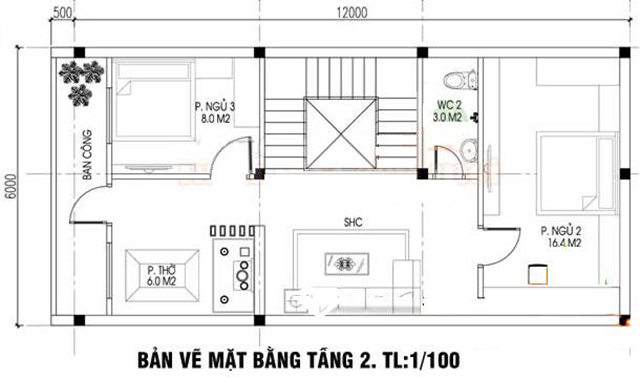 Mẫu thiết kế nhà phố 86x126m đẹp phong cách Tây Âu