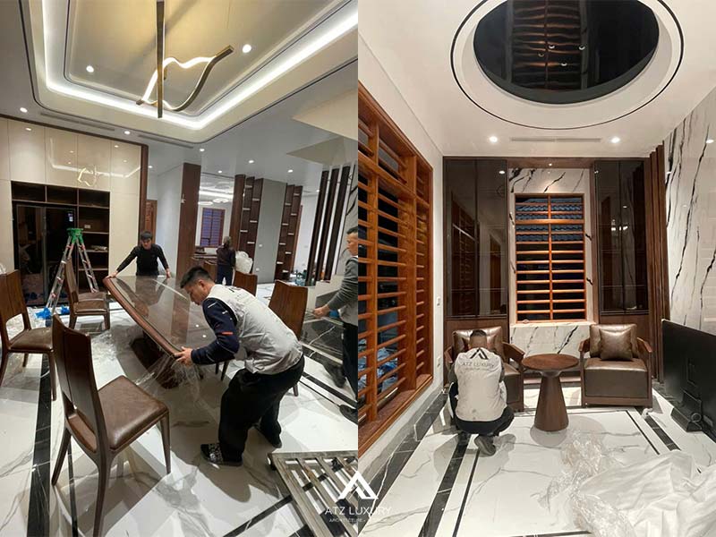 quy trinh thiet ke thi cong noi that biet thu 3