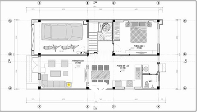 nhung thiet ke nha 2 tang 6x17