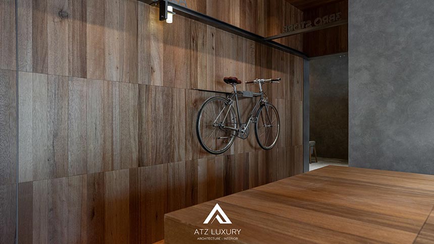 mẫu thiết kế quán cafe 10m đẹp hiện đại