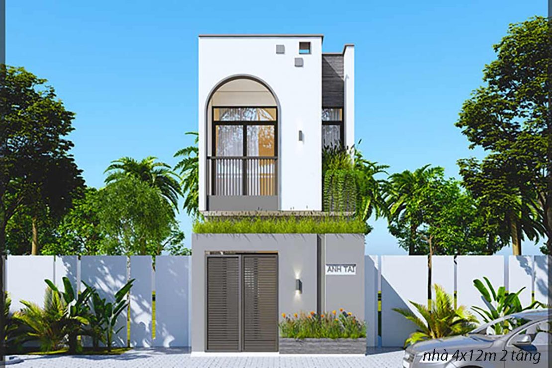 nhà 4x12m 2 tầng