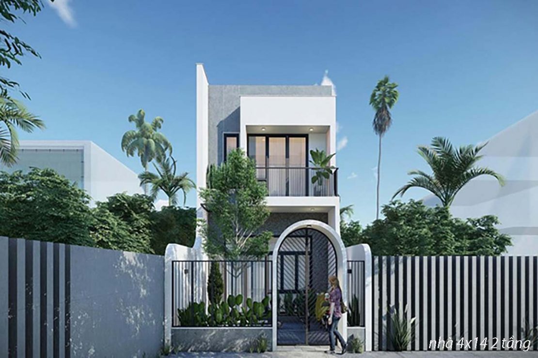 nhà 4x14 2 tầng