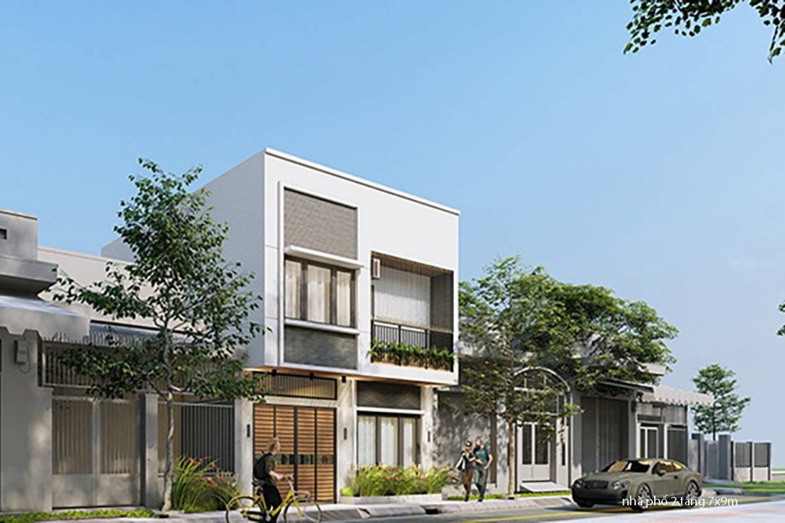 nhà phố 2 tầng 7x9m
