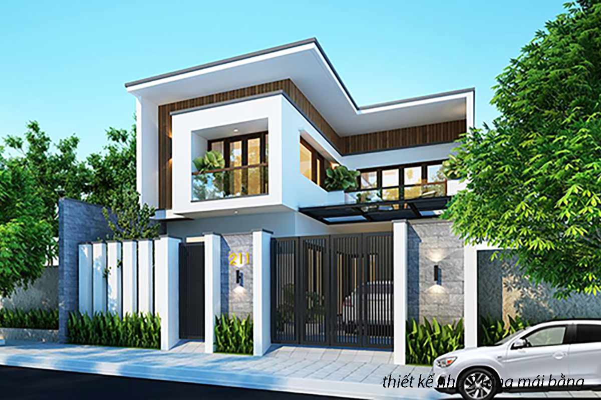 Mẫu nhà cấp 4 hiện đại mái bằng đẹp khiến bạn muốn bỏ phố về quê - WEDO -  Công ty Thiết kế Thi công xây dựng chuyên nghiệp hàng đầu Việt Nam