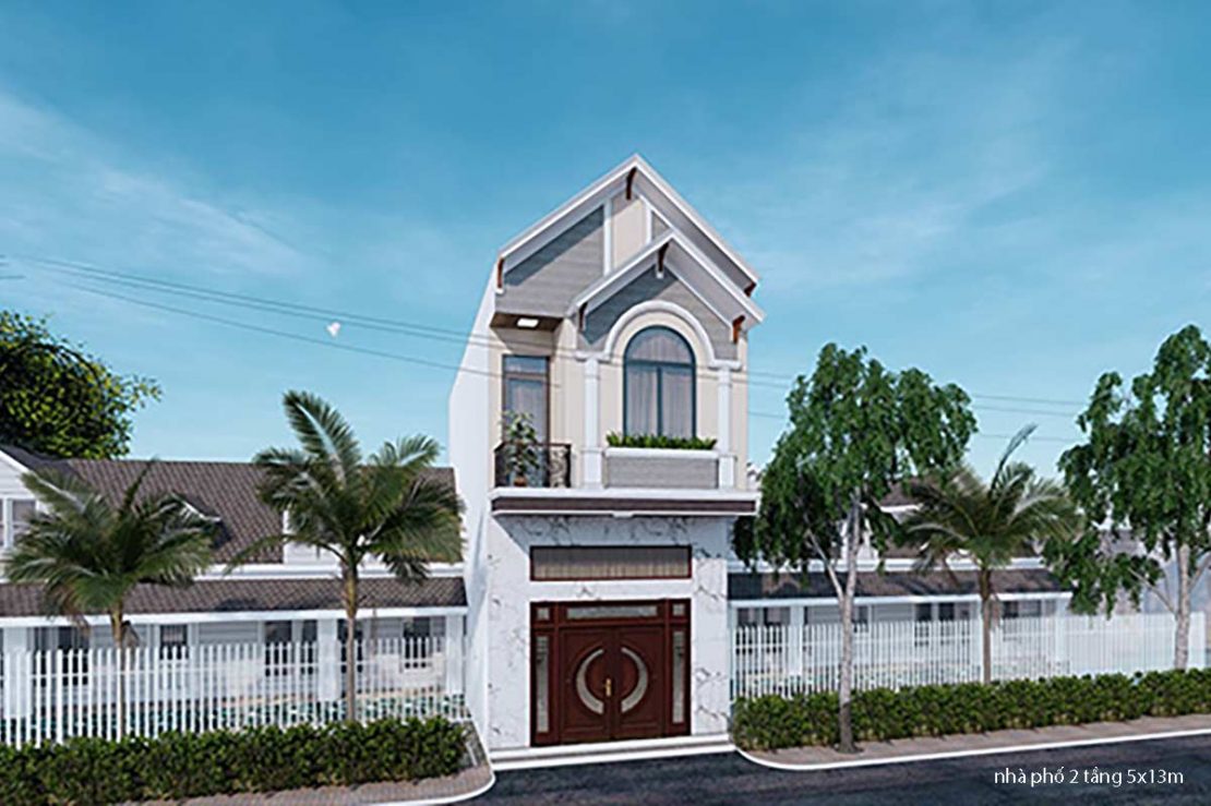 nhà phố 2 tầng 5x13m