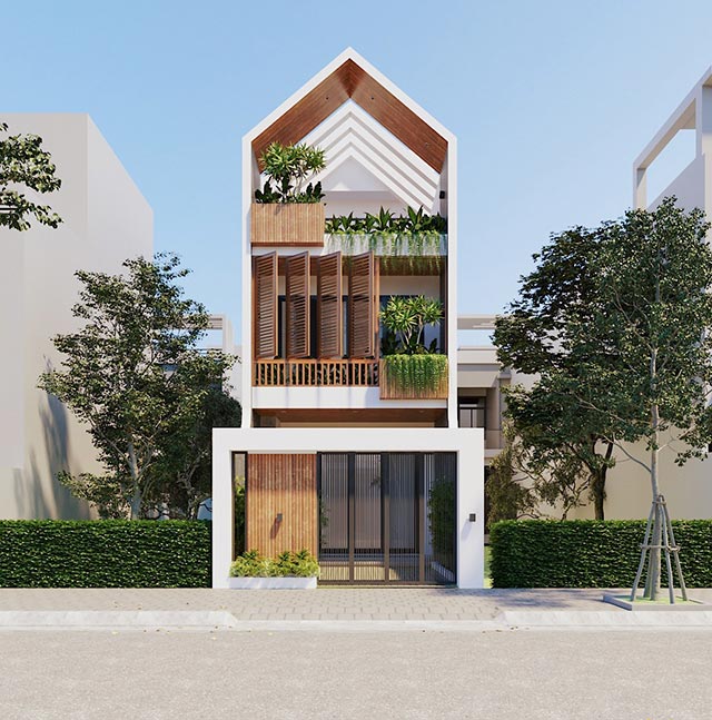 10 mẫu nhà 2 tầng 1 tum mái tôn đẹp, tiết kiệm chi phí 2023