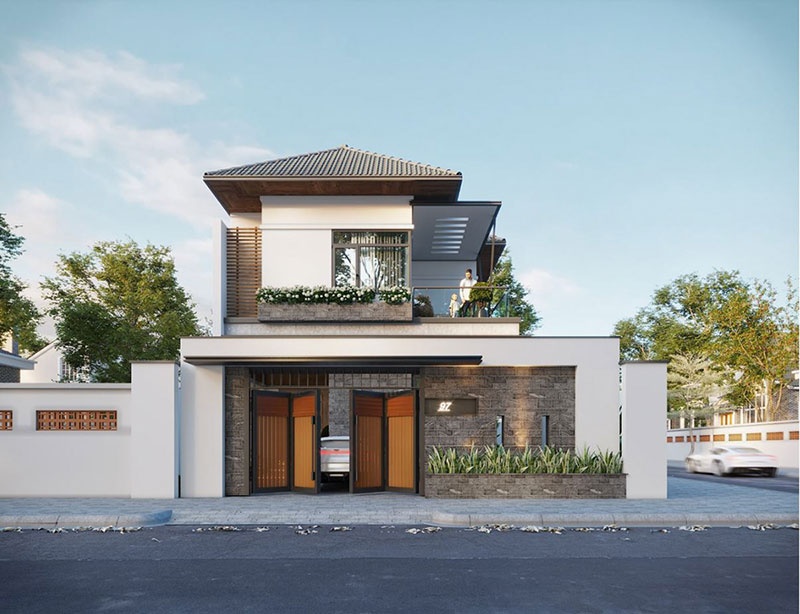 mau thiet ke nha mai nhat hien dai 2 tang 2 mat tien atz luxury 04