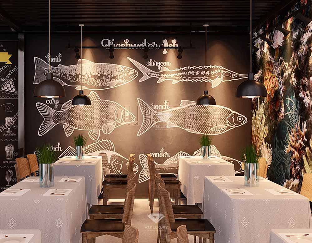 Ý tưởng thiết kế nhà hàng hải sản tại Hải phòng cho anh Hoàng