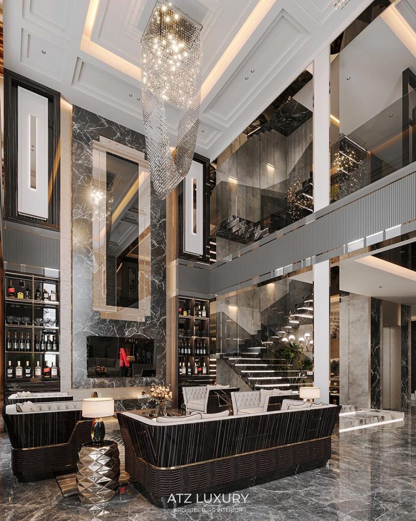 10+ Mẫu thiết kế nội thất biệt thự Luxury đẹp, sang trọng nhất 2024