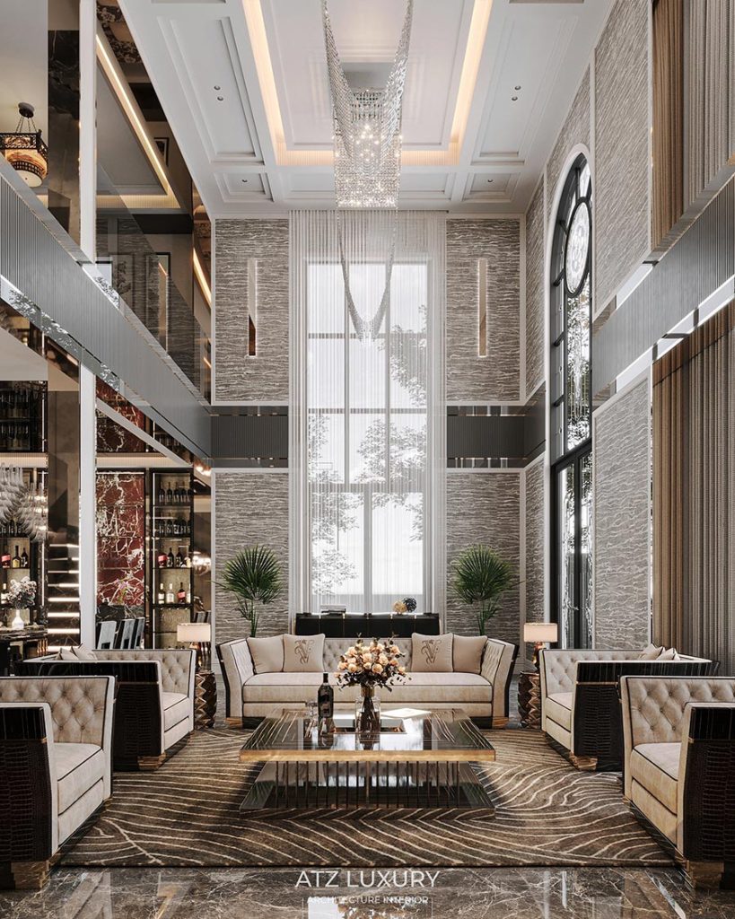 10+ Mẫu thiết kế nội thất biệt thự Luxury đẹp, sang trọng nhất 2024