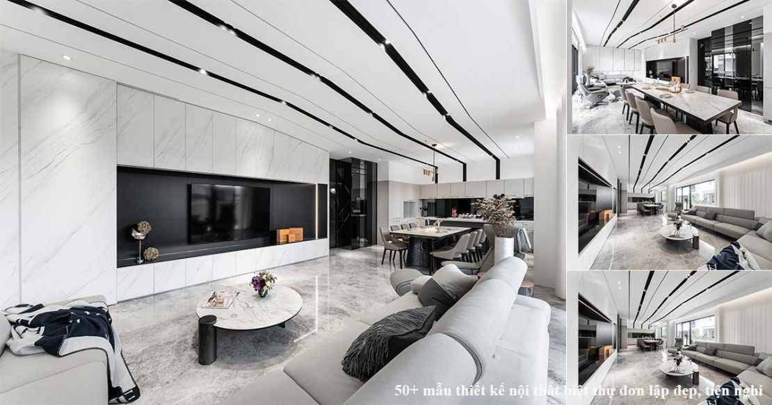 Mẫu thiết kế nội thất biệt thự đơn lập