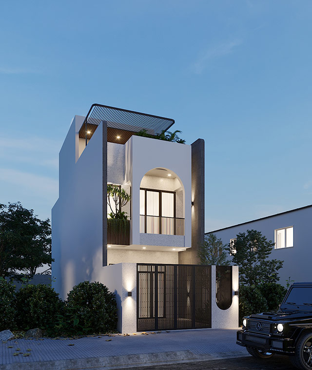 Lựa chọn mẫu nhà 2 tầng 3 phòng ngủ 5x20m cực đẹp dễ xây  Kiến trúc  Angcovat