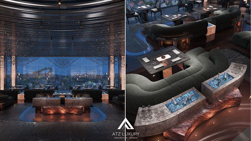 mẫu thiết kế thi công quán bar club đẹp