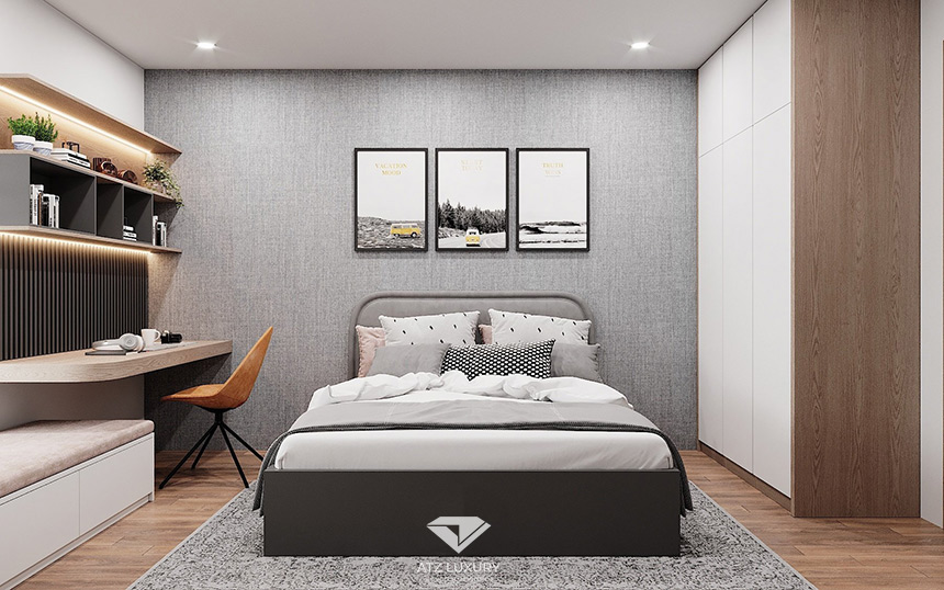 Thiết kế nội thất chung cư 100m2 tại Masteri West Heights hiện đại sang trọng