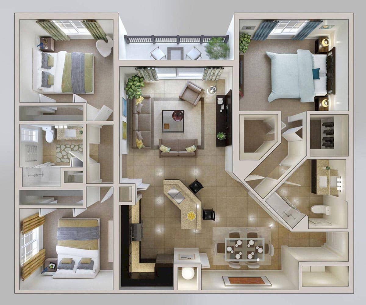 thiết kế nội thất chung cư thông minh