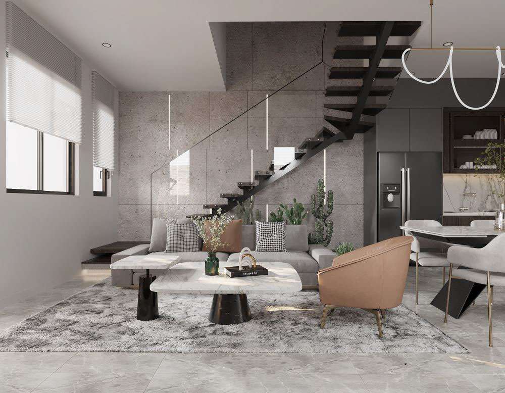 Thiết kế nội thất biệt thự đơn lập vinhomes green villas