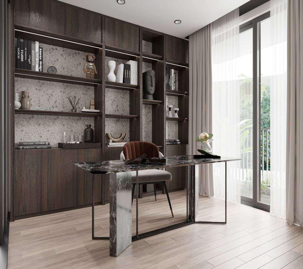 Thiết kế nội thất biệt thự đơn lập vinhomes green villas