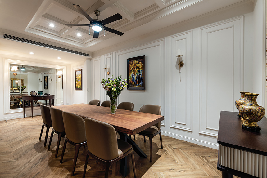 Thi công hoàn thiện nội thất chung cư cao cấp Vinhomes Green Bay