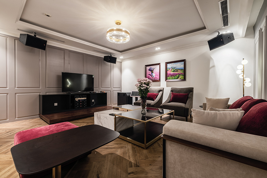 Thi công hoàn thiện nội thất chung cư cao cấp Vinhomes Green Bay