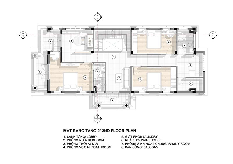 Mau thiet ke nha mat tien 8m sau 15m mai Thai atz luxury