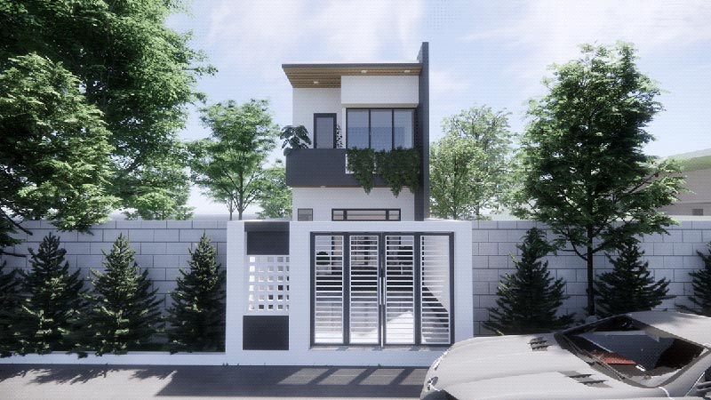 mẫu nhà 2 tầng giá 1 tỷ