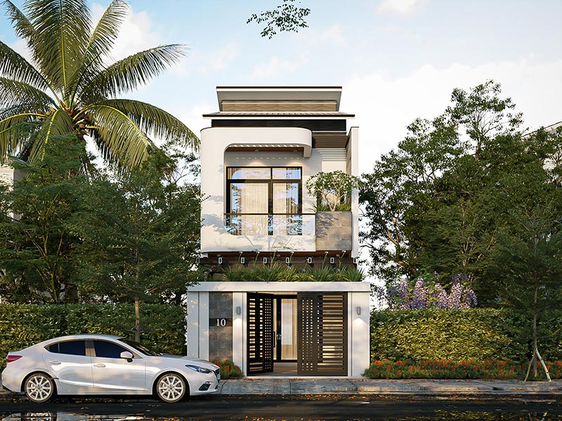 mẫu nhà 1 tỷ 2 tầng