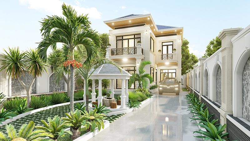 Mau nha 8 met ngang 2 tang mai Nhat dep nhat hien nay atz luxury