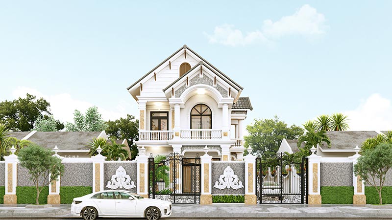 Mau thiet ke nha mat tien 8m sau 15m mai Thai atz luxury