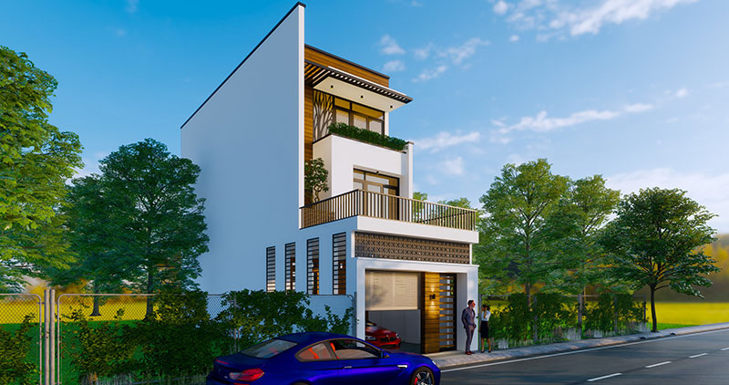 mẫu nhà 2 tầng 1 tỷ