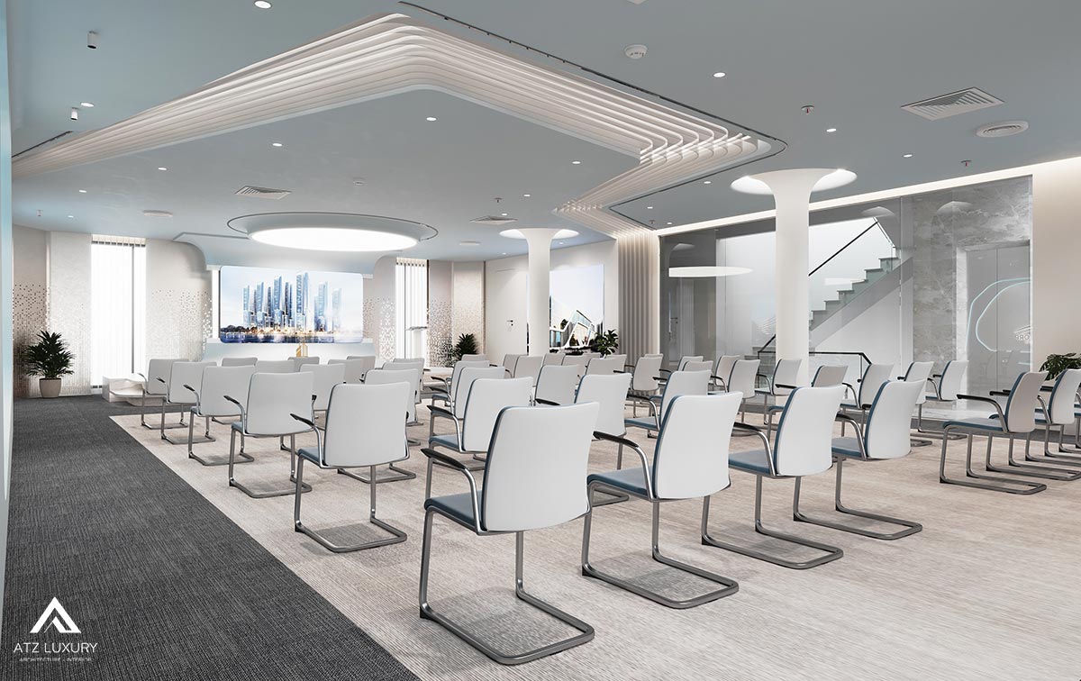 Mẫu thiết kế văn phòng Tập đoàn bất động sản Khải Hưng Corp