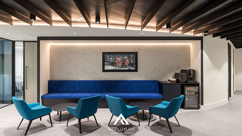 mẫu thiết kế nội thất văn phòng chứng khoán