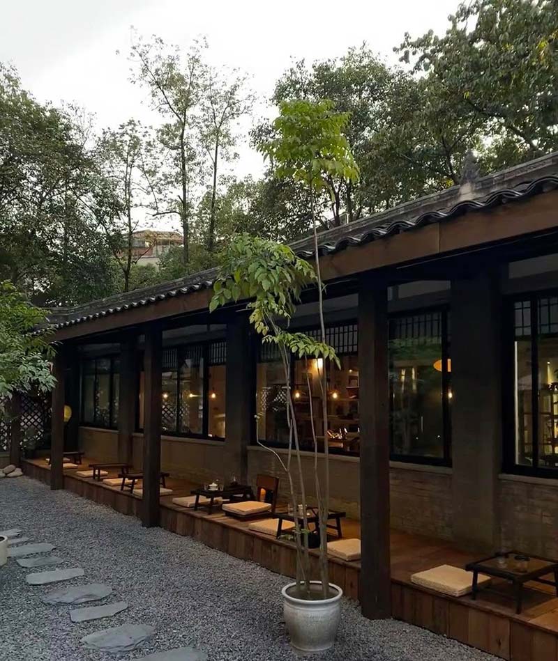 thiết kế quán cà phê kiểu ngồi bệt