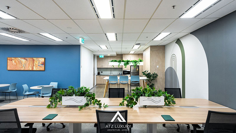 thiết kế văn phòng chứng khoán