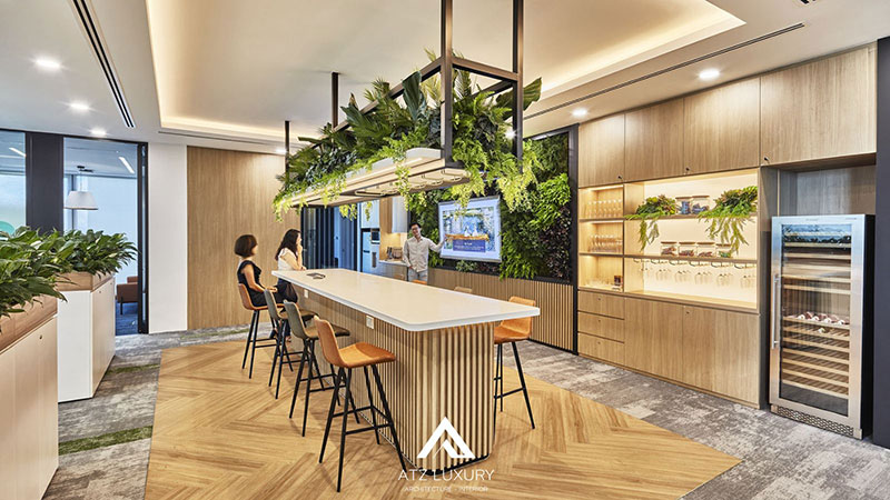 thiết kế văn phòng chứng khoán đẹp