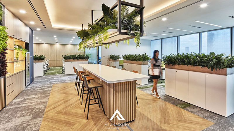 thiết kế văn phòng chứng khoán đẹp