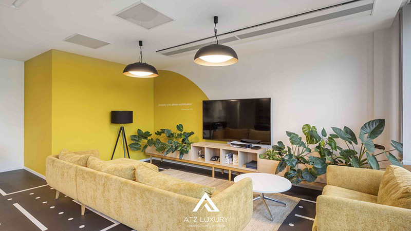 thiết kế văn phòng công ty chứng khoán