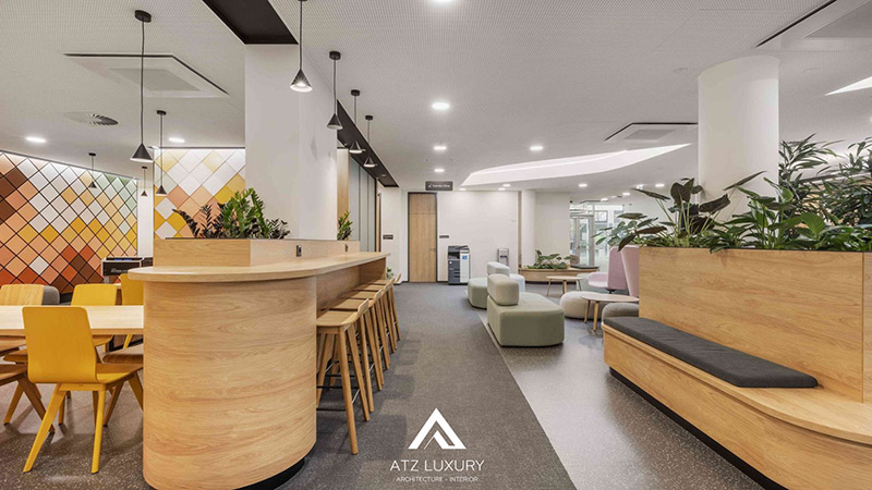 thiết kế văn phòng công ty chứng khoán