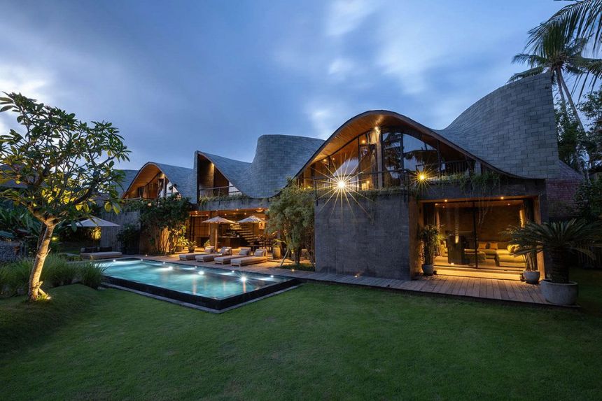 Villa nghỉ dưỡng 1 tầng hiện đại