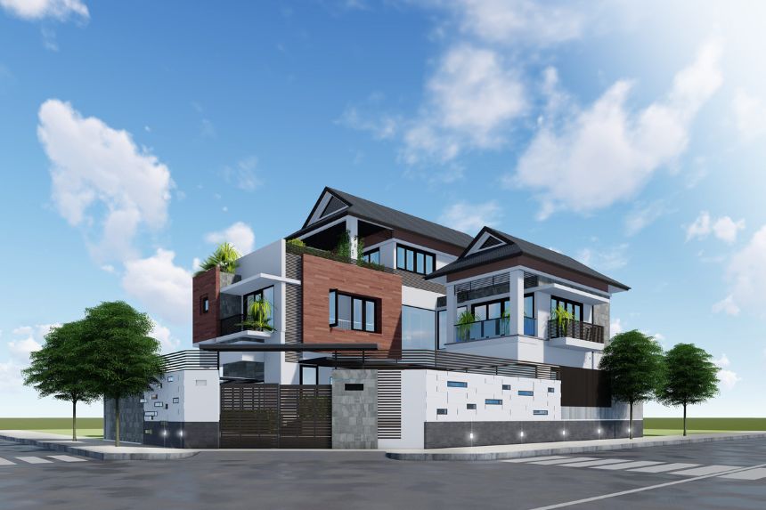 mẫu biệt thự 3 tầng đẹp nhất