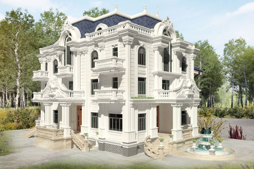 biệt thự 3 tầng đẹp