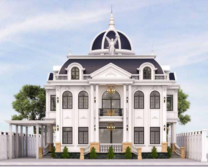 nhà biệt thự 3 tầng