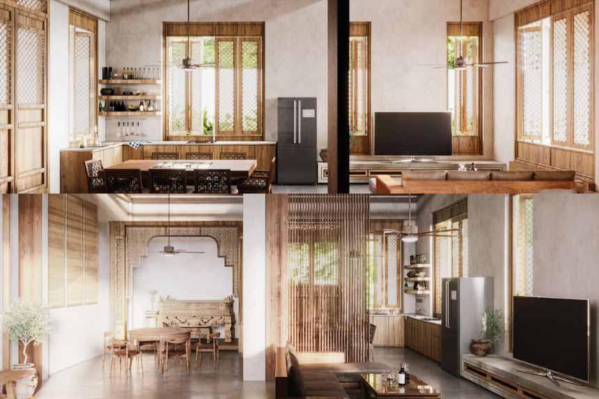 Mẫu biệt thự nghỉ dưỡng 1 tầng ấn tượng