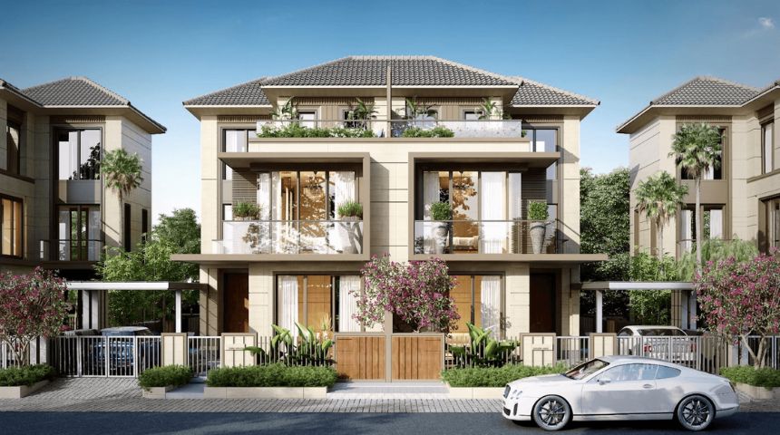 mẫu nhà biệt thự 3 tầng đẹp