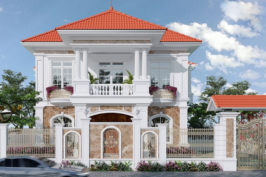 biệt thự phong cách tân cổ điển