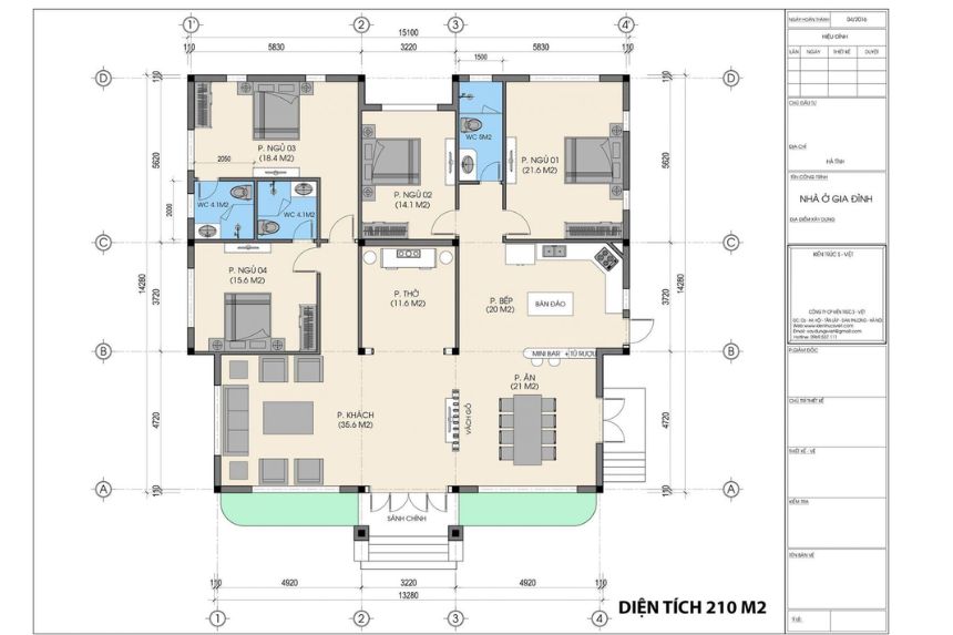 biệt thự vườn 1 tầng đẹp